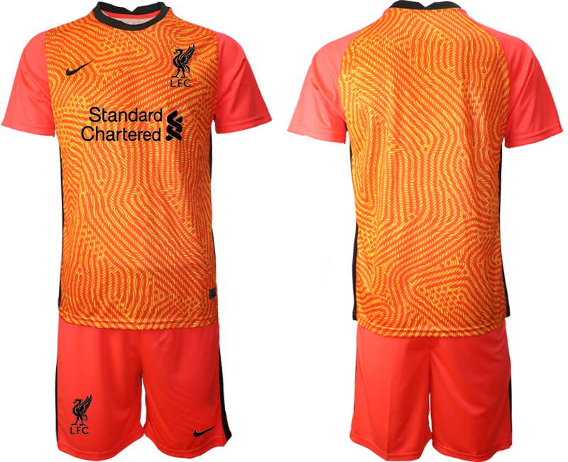 2021 Men Liverpool red goalkeeper soccer jerseys